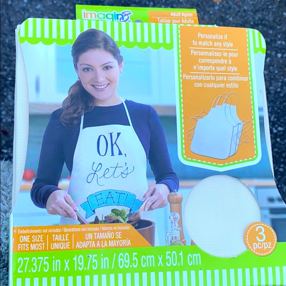 Apron for adult pack of 3